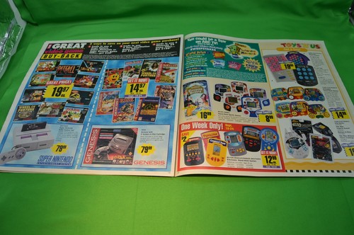 Vintage Toys R Us Sale Paper 1997 Nintendo,Playstation Games & Consoles,Mint! - Picture 3 of 4