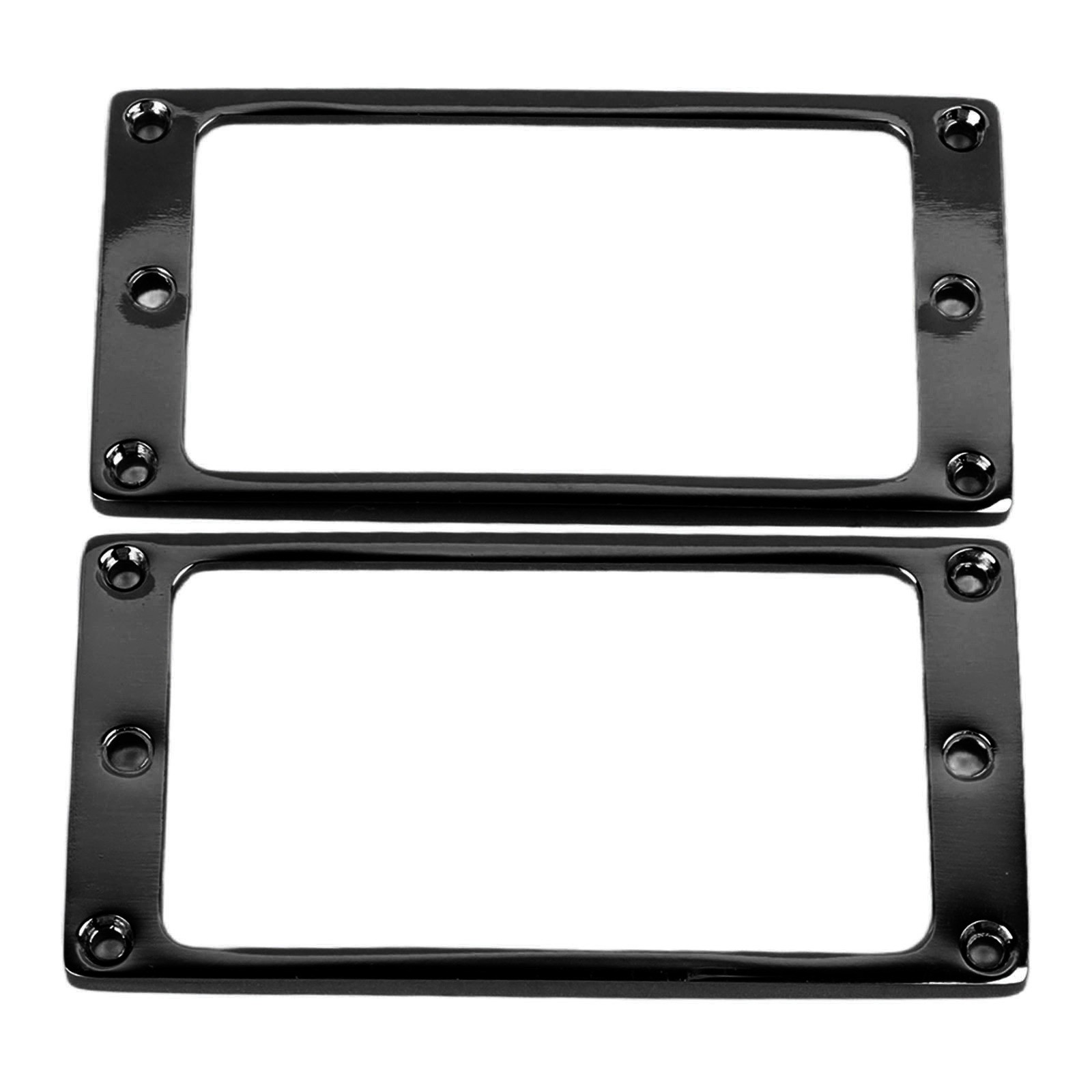 2PCS Electric Guitar Pickup Frame Zinc Alloy Flat Humbucker Pickup Mounting HEN