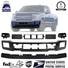 Front Bumper Paintable Fog Light Assembly Kit For 2018-2020 Ford F-150 Truck