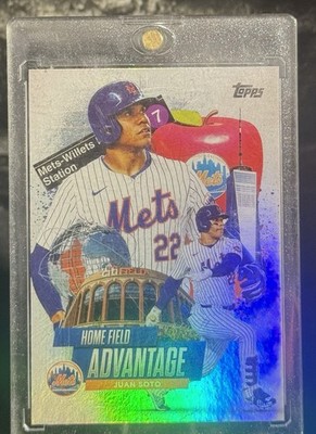 2025 Topps Series 2 #HA-32 Juan Soto Home Field Advantage CASE HIT New York Mets