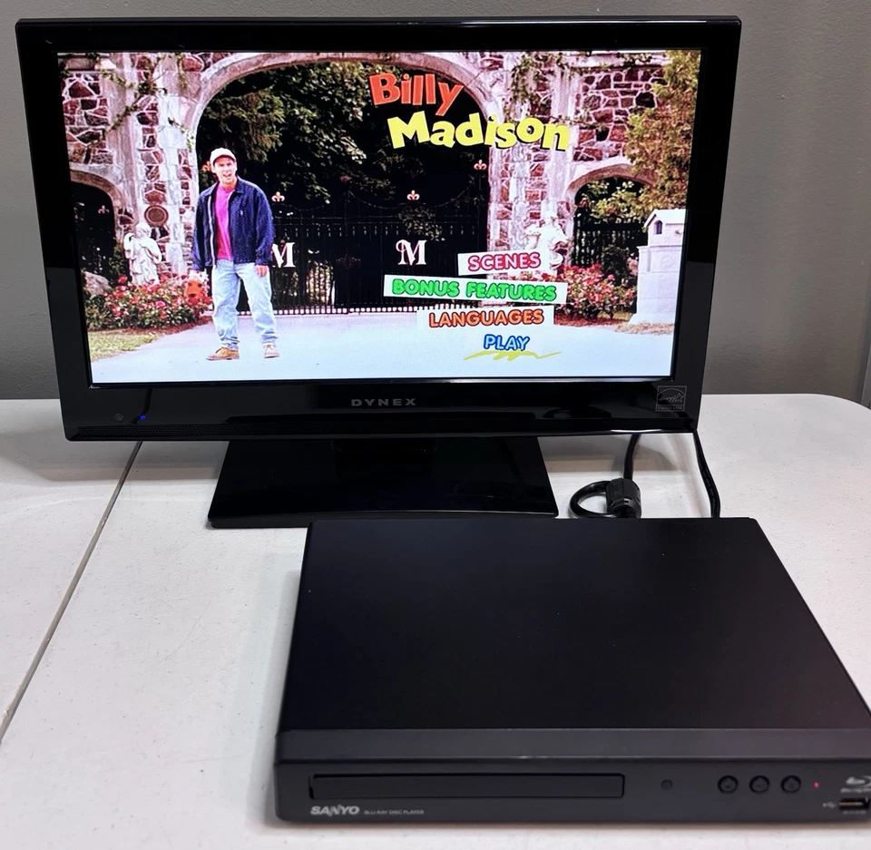 Dynex DX-L19-10A 19” LCD HD TV 720p PC Monitor HDMI VGA AUX RCA Gaming - Image 4 of 4