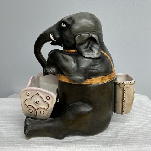 Tarro de tabaco raro con figura de elefante - Imagen 4 de 15