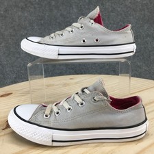 Converse Shoes Youth 1 Girls Chuck Taylor All Star Low Top Sneakers 662626F Gray
