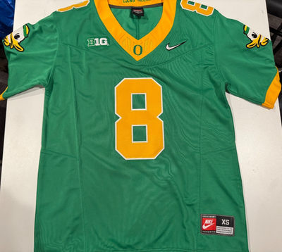 #ad Oregon Ducks Dillon Gabriel Football Jersey Green Stitched $39.99