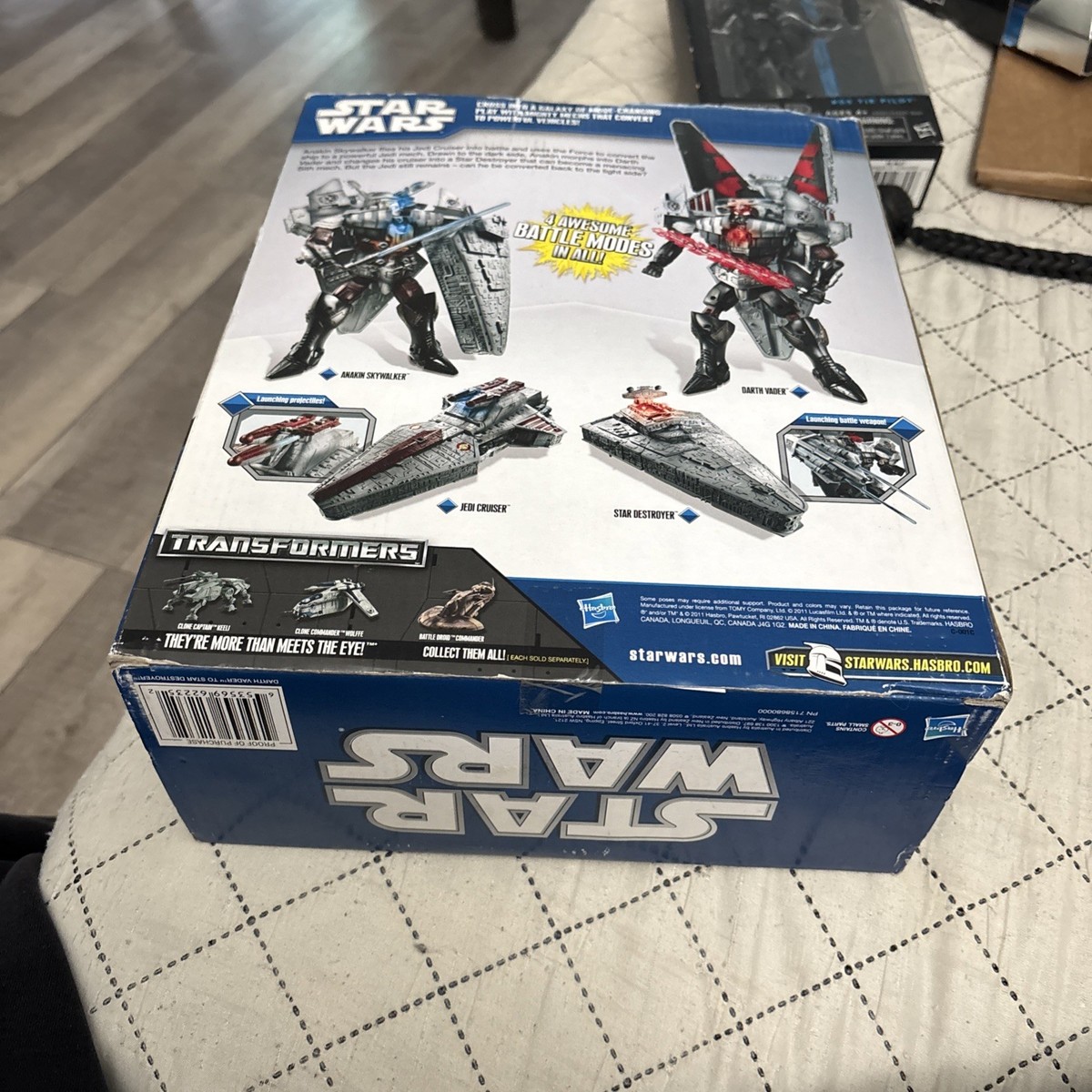 Hasbro Star Wars Transformers Darth Vader To Star Destroyer Action