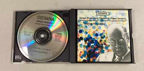 Murray McLachlan Sergei Prokofjew komplett Klaviersonaten Olympia 3 CD Set 1998 - Bild 3 von 6