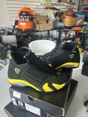 Air Jordan 14 Retro 'Thunder' Sneakers Size 9 487471-070