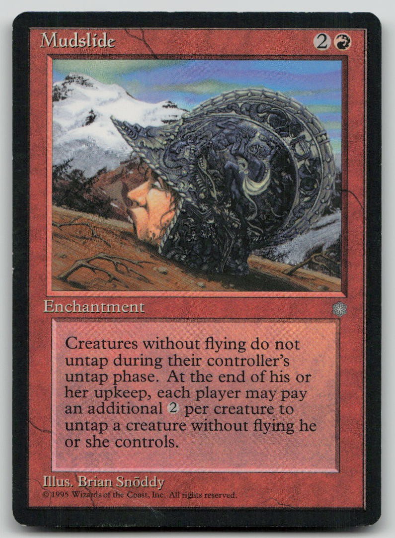 Mudslide [Ice Age - 204] Moderately Played Rare Magic