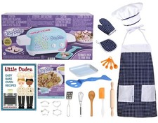Easy Bake Oven Boy Bundle Includes Oven, Baking Tools with Chef Outfit, Pretz...