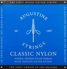 Augustine Strings Classic Blue - High Tension Classical Guitar 