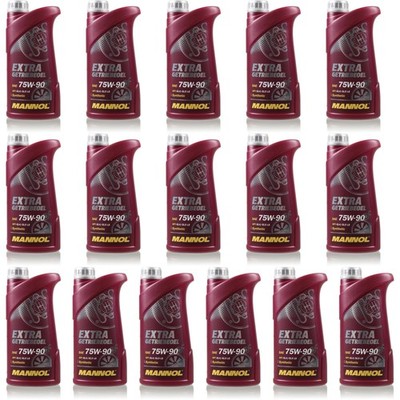 16L Original MANNOL Extra Getriebeöl 75W-90 API GL 4/GL 5 LS MN8103-1