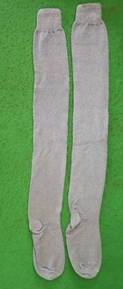 Reproduction French And Indian War/Revolutionary War Socks Blue Cotton 26” Long