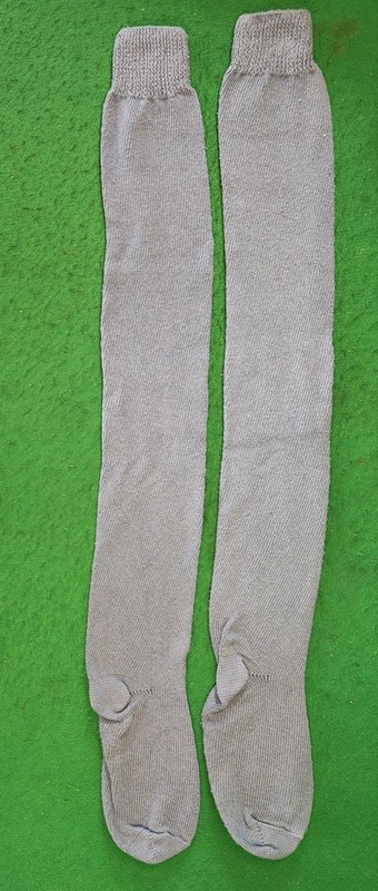 Reproduction French And Indian War/Revolutionary War Socks Blue Cotton 26” Long