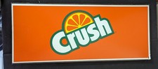 ORANGE CRUSH wooden sign 24x10x3/4