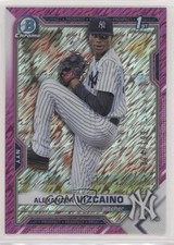 2021 Bowman Chrome Prospects Fuchsia Shimmer Refractor Alexander Vizcaino 00g3