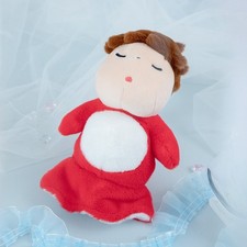 Sun Aro Ponyo Sleepy Hand Puppet from Ghibli Movie - Soft Polyester, 8.3x3.7x5.9