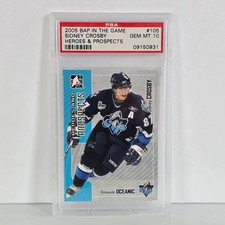2005-06 BAP In the Game Heroes and Prospects #105 Sidney Crosby PSA 10 Rookie RC