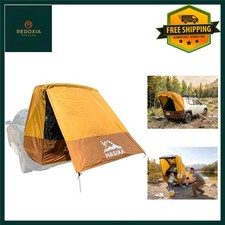 Waterproof 2 Person SUV Tailgate Tent Portable Car Camping Awning Yellow