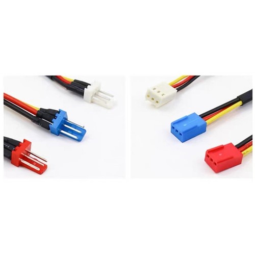 Fan Noise Resistor Cable Speed Reducer 3 Pin Male to Female Connector for PC CPU - Afbeelding 3 van 9