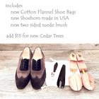 $695 Arthur Beren GRAVATI Women's 6 M Suede Oxford 4269 Earth Blk *add $15 Trees — photo 4