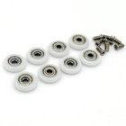 8X Shower Door Roller Wheel Runner Diameter 23mm with screw M5