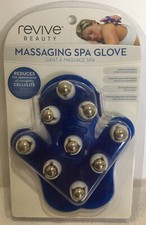 Guante spa masajeador Revive Beauty mejora la circulación, compacto, nuevo