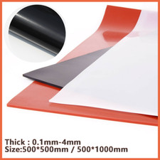 Silicone Rubber Sheet Plate Mat 0.1mm-4mm Thickness High Temp Resistance Pad