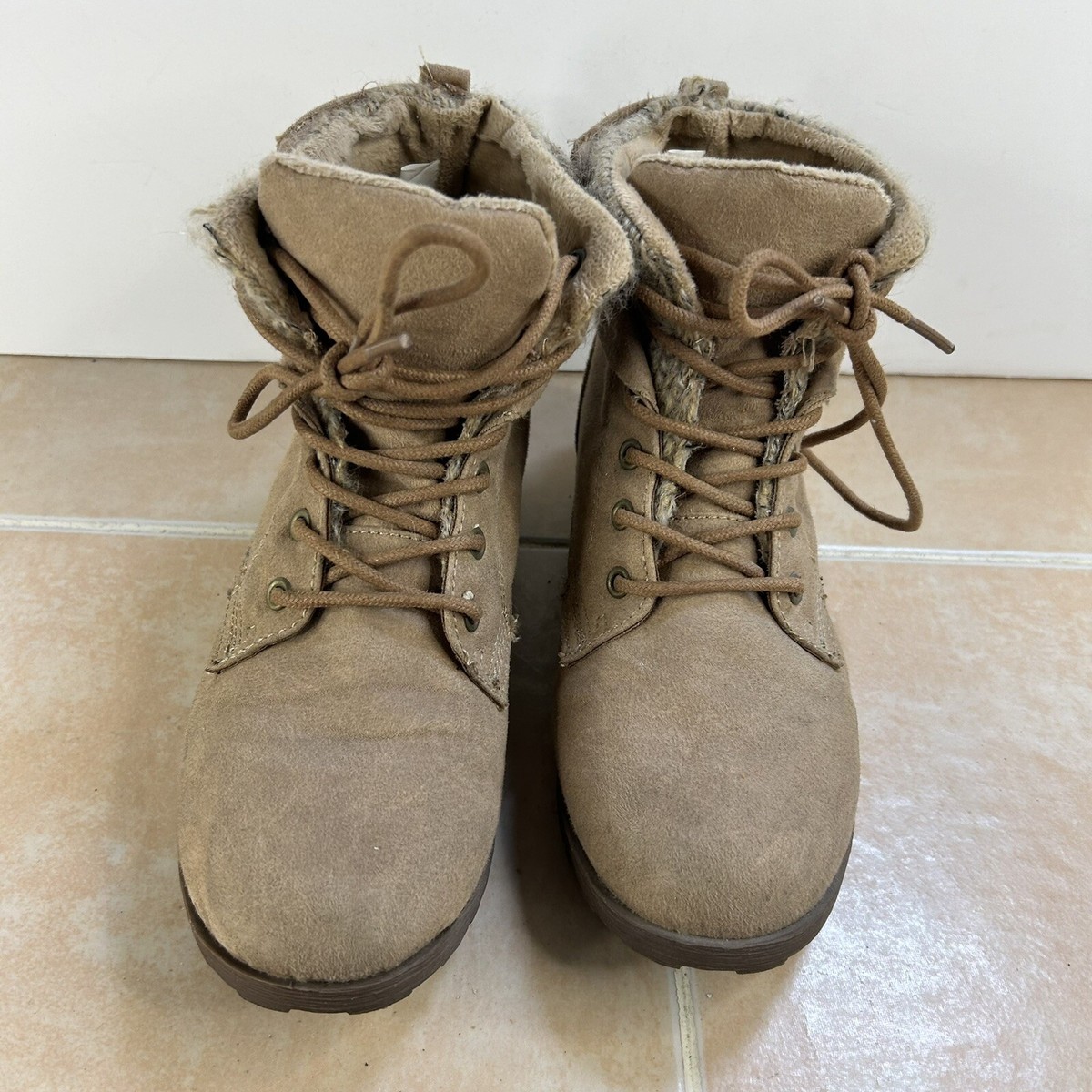 Taupe Booties Very G Combat Boots Rock And Candy Boots Shoes