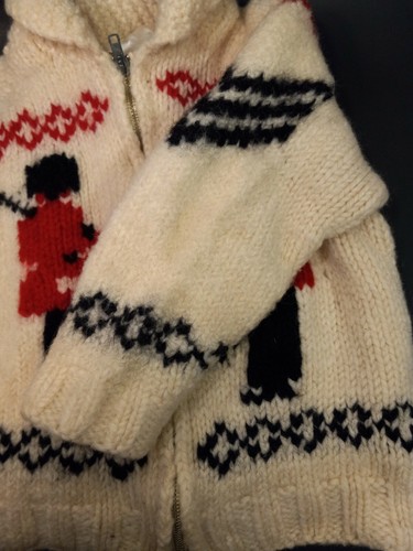 1950's Wool Zip up Front Marching Nutcracker Cardigan Sweater Boys - Picture 3 of 8