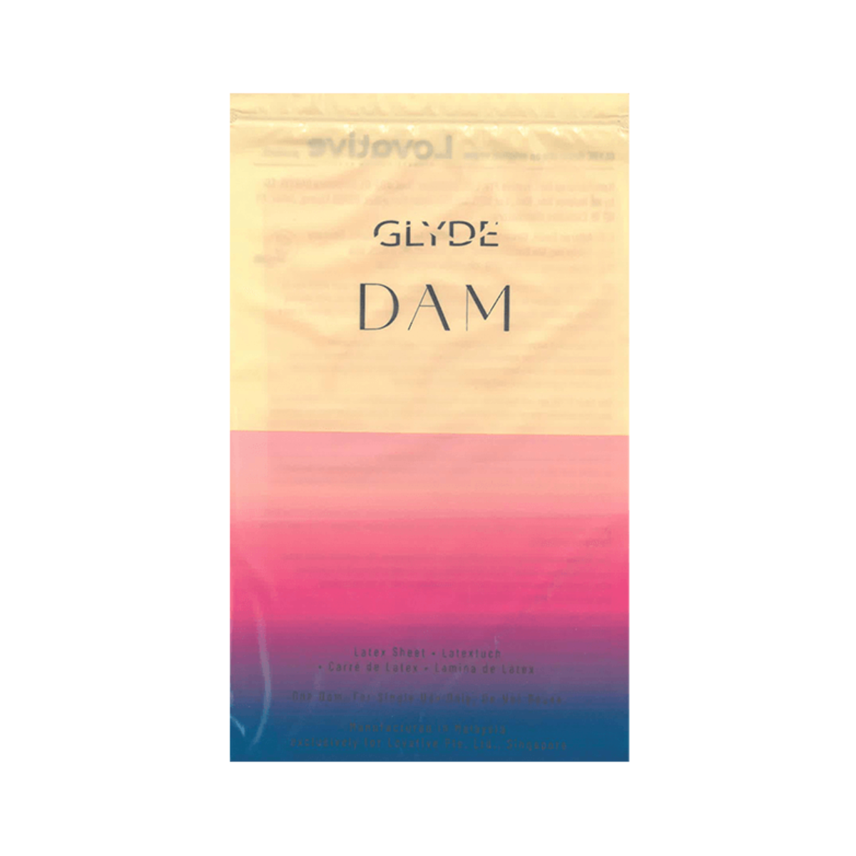 4 x Sheer Glyde Dams Pink Strawberry flavored Dental Thin