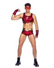 Roma Costume Men’s 4pc Thunderbolt Hero Costume