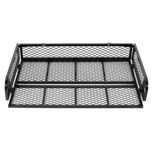 Universal For ATV Front&Rear Drop Cargo Basket Rack Storage Carrier Hauler 2 PCS - Picture 21 of 21