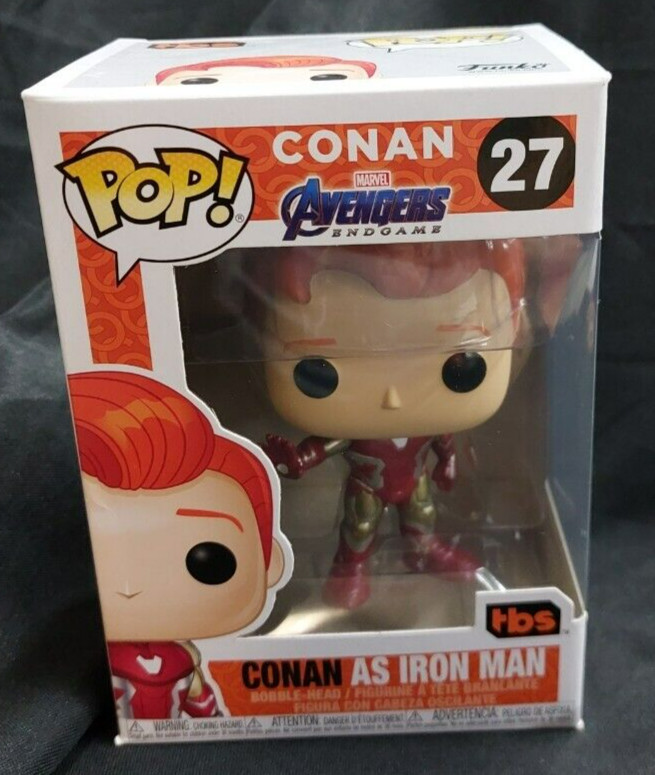 Funko Pop! Figura Tv Conan Como Iron Man #27 Conan O'Brien Tbs Avengers Endgame