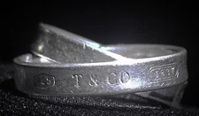 Tiffany & Co. Tiffany 1837 Interlocking Circles Ring 925 Sterling Silver