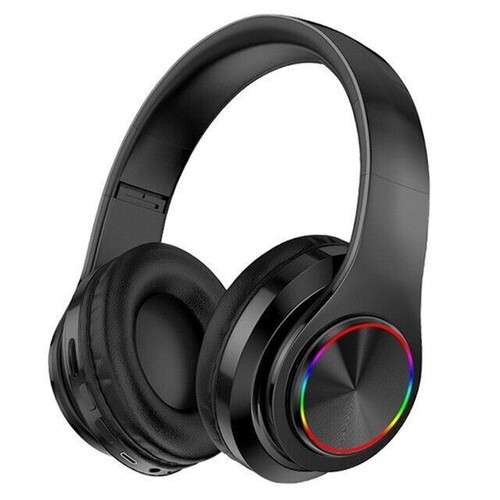 Auriculares estéreo plegables súper bajos inalámbricos Bluetooth micrófono - Imagen 22 de 33
