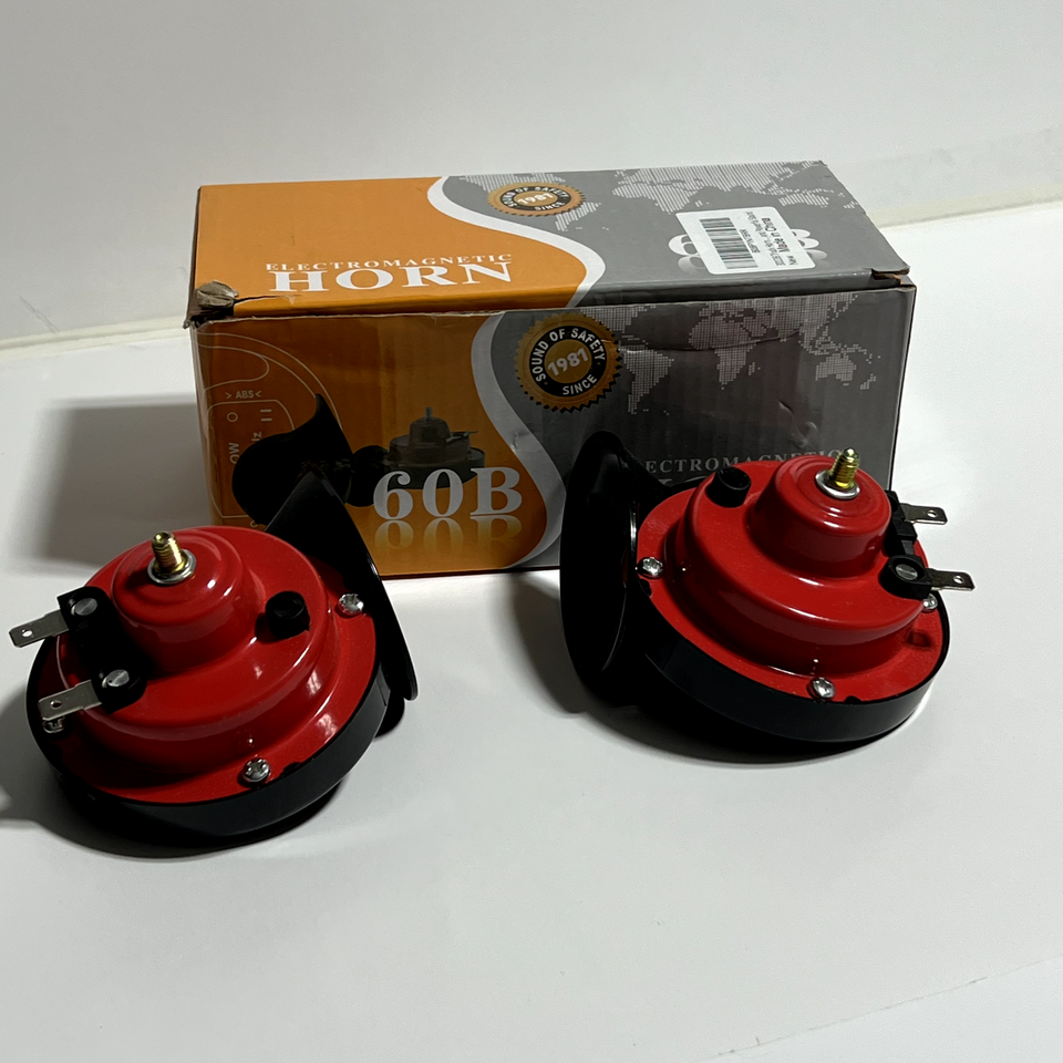 2 piece 410/510Hz Dual Pitch Snail Horn 60B Loud 12CD 2000K