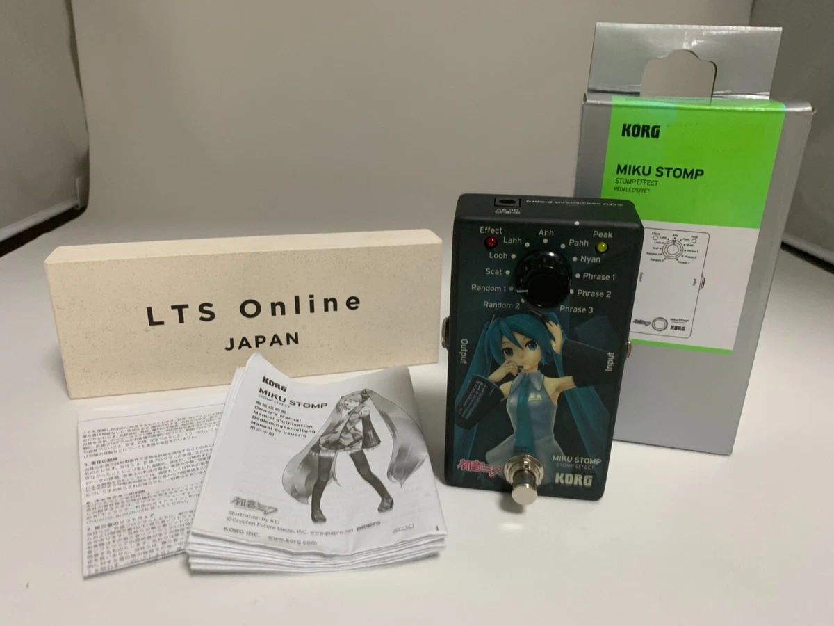 KORG MIKU STOMP Miku Hatsune Electric Guitar Effector Pedal Vocaloid