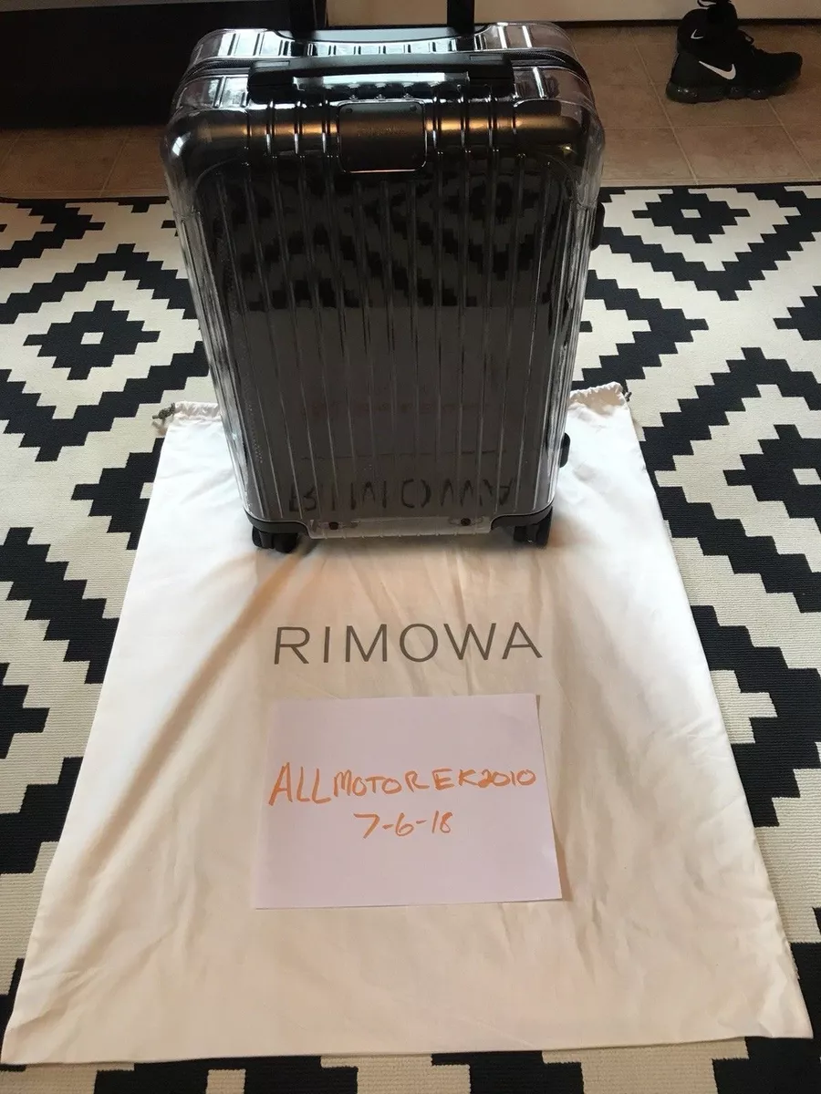 RIMOWA Off-White Transparent Multiwheel Suitcase NEW Virgil Abloh