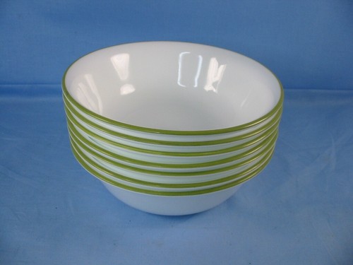 Corelle Kalypso 7 1/8" White Soup Bowl, Set of 7