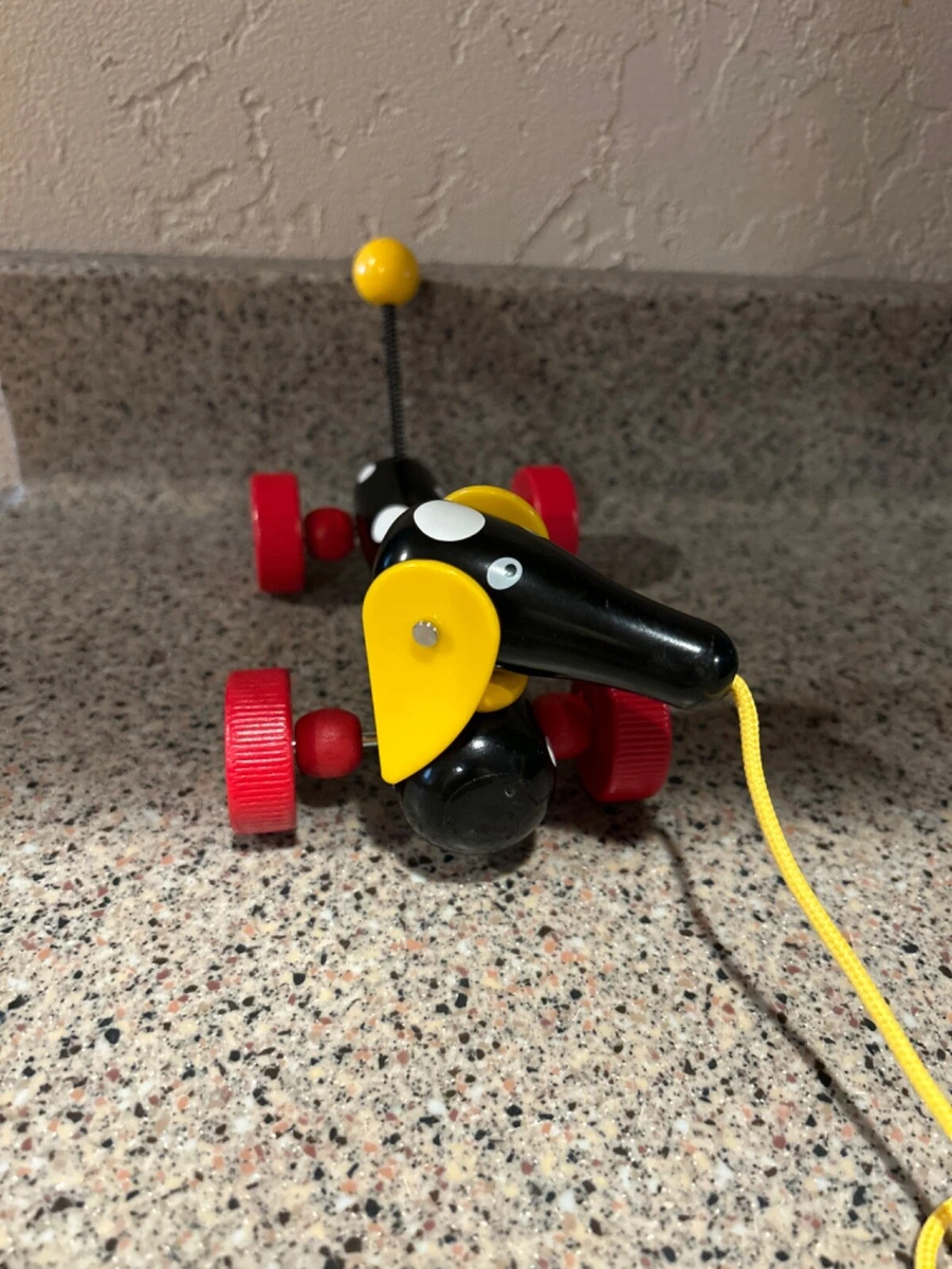 Brio dachshund cheap pull toy
