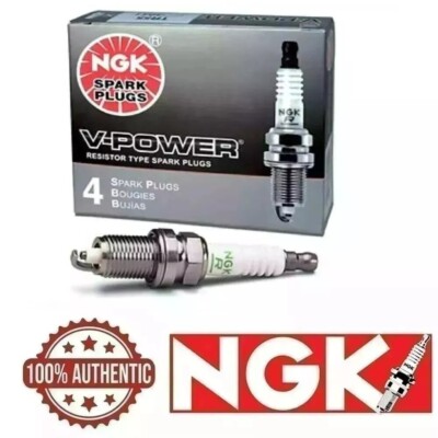 4 New NGK BKR5E-11 Premium V-Power Spark Plugs FREE SHIP