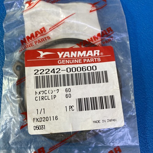 YANMAR MINI DIGGER EXCAVATOR CIRCLIP 22242000600 22242-000600 - 第 1/2 張圖片