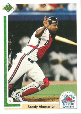 SANDY ALOMAR INDIANS AL ALL STAR #81F - UPPER DECK FINAL EDITION ED NM-MT 1991