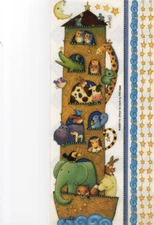2 Sheets / MAMBI Me & My Big Ideas Noah's Ark Border Stickers