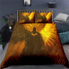 Single/Double/Queen/King Bed Quilt Doona Duvet Cover Set Batman Pillowcase