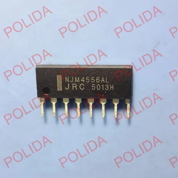 GCSUPERMARKET 5PCS DUAL OPERATIONAL AMPLIFIER IC JRC 8 NJM4556AL JRC4556AL 4556AL HIGH CURRENT