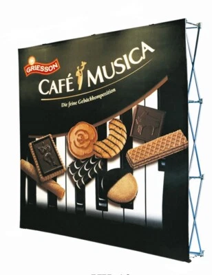 Spennare Popup Textile - Stoff Faltdisplay - mit & ohne Druck hochw. Markenware