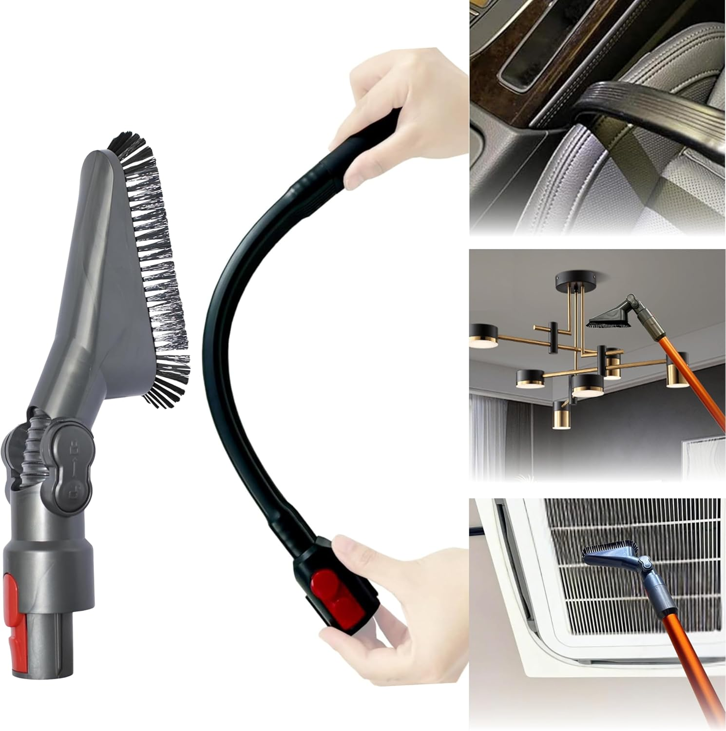 Vacuum Cleaning Tools for Hard to Reach Places: Flexible Crevice Tool