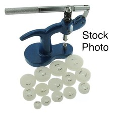 Watch Case Press With 7 Hollow  7 Flat Nylon Dies Repair Battery Replacement