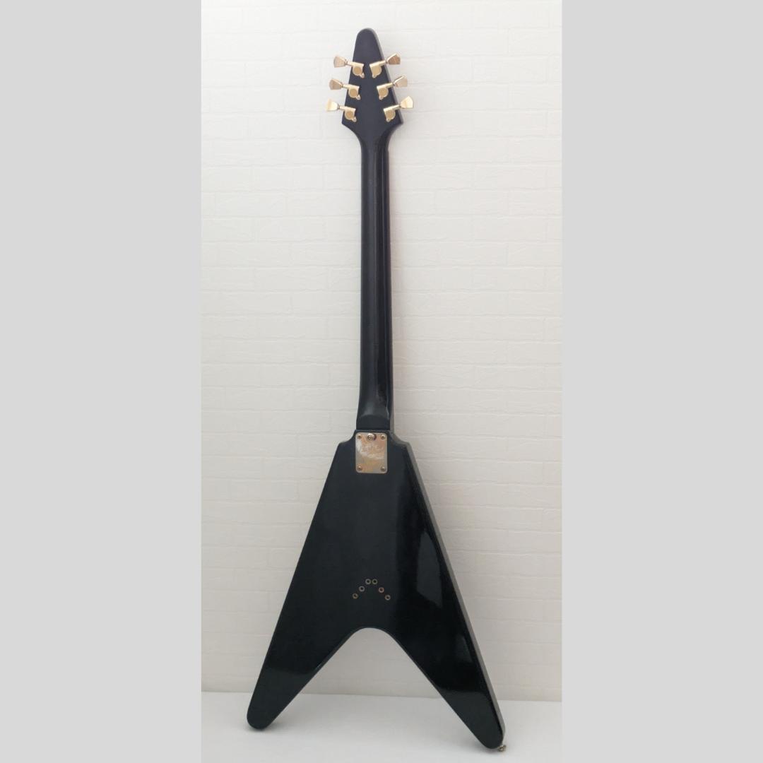 Barclay Flying V エレキギター ブラック Barclay Flying V Type Guitar Safe Packing! | eBay